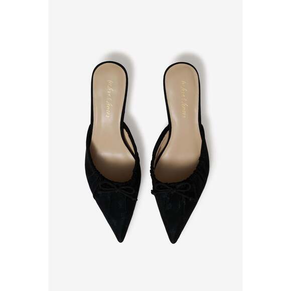 For Love & Lemons Colette Mule Heel 39 / Black - Picture 3 of 3